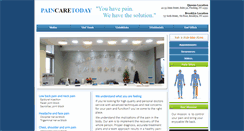 Desktop Screenshot of paincaretoday.com